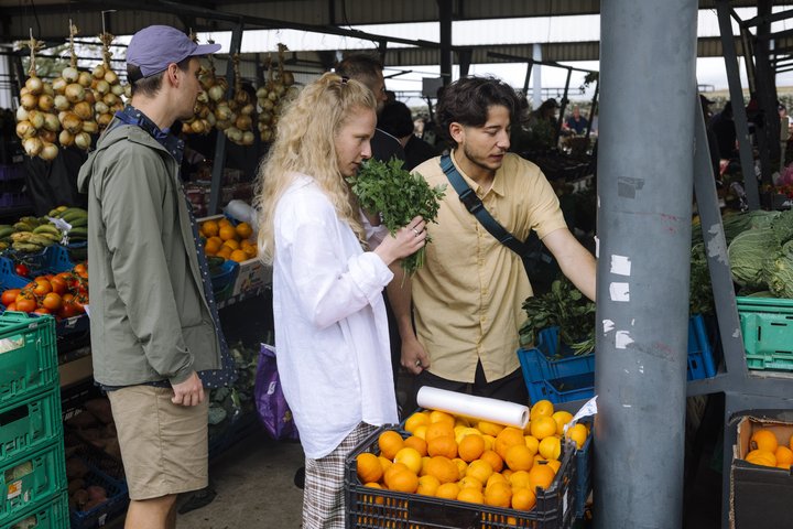 Auf dem Markt von Rabo do Peixe auf den Azoren